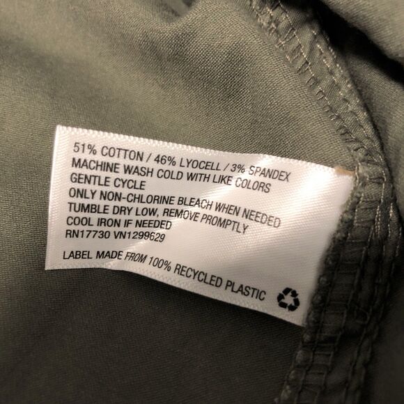 NEW Knox Rose Jogger Pants Joggers Womens Plus Size 1X Dusty Olive Elastic Waist - Picture 8 of 9